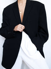 Load image into Gallery viewer, “Rita” black blazer