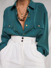 Load image into Gallery viewer, “Manon” green shirt