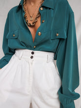 Load image into Gallery viewer, “Manon” green shirt