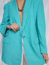 Load image into Gallery viewer, “Ariel” Turquoise blazer - lallasshop