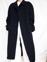 Load image into Gallery viewer, Blue navy maxi coat