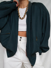 Load image into Gallery viewer, Petrol silk bombers