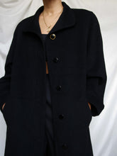 Load image into Gallery viewer, "Liu" black coat (M/L)