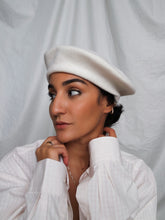 Load image into Gallery viewer, "Paris" white béret