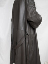 Load image into Gallery viewer, "New York" leather coat