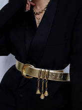 Load image into Gallery viewer, ESCADA gold leather belt