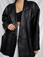 Load image into Gallery viewer, leather blazer jacket