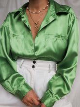 Load image into Gallery viewer, "Noemi" satin shirt