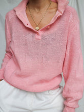 Load image into Gallery viewer, "Clara" pink polo jumper (M)