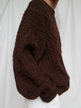 Load image into Gallery viewer, "Sanaa" brown knitted jumper
