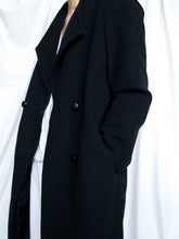 Load image into Gallery viewer, Black maxi coat