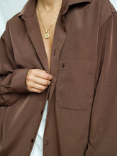 Load image into Gallery viewer, "Finland" brown shirt (L)