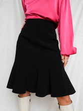 Load image into Gallery viewer, "Gwen" black skirt