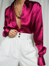 Load image into Gallery viewer, "Sia" satin shirt