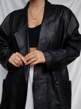 Load image into Gallery viewer, leather blazer jacket