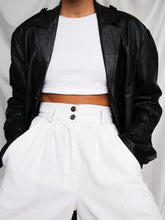 Load image into Gallery viewer, "Nana" leather trench coat (L)