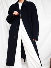 Load image into Gallery viewer, Blue navy maxi coat