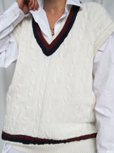 Load image into Gallery viewer, "Rose" knitted sleeveless jumper