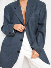 Load image into Gallery viewer, KENZO grey/blue blazer (L men)