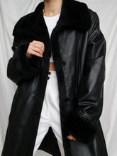 Load image into Gallery viewer, "Gina" leather coat