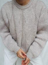 Load image into Gallery viewer, "Sand" knitted jumper (M/L)