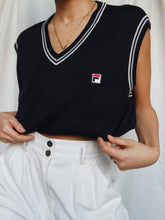 Load image into Gallery viewer, FILA sleeveless knitted jumper
