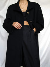 Load image into Gallery viewer, "Liu" black coat (M/L)