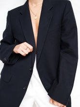 Load image into Gallery viewer, "Dark" blue blazer (S men)