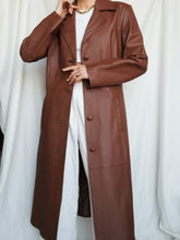 Load image into Gallery viewer, "The brown" leather coat