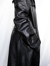 Load image into Gallery viewer, "Hepburn" leather coat