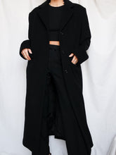 Load image into Gallery viewer, ALAIN MANOUKIAN black coat
