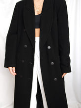 Load image into Gallery viewer, "Nana" black coat