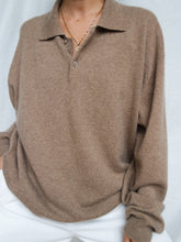 Load image into Gallery viewer, "Safy" cashmere knitted polo (XXL)