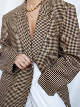 Load image into Gallery viewer, "Gaby" houndstooth blazer