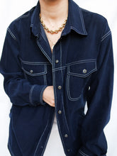 Load image into Gallery viewer, Dark blue shirt