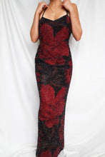 Load image into Gallery viewer, "Rosalia" pearl and roses dress