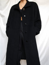 Load image into Gallery viewer, "Liu" black coat (M/L)