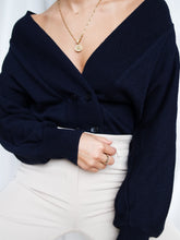 Load image into Gallery viewer, "Touria" knitted cardigan (L)