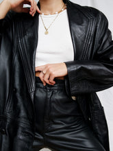 Load image into Gallery viewer, "Olivia" leather blazer jacket