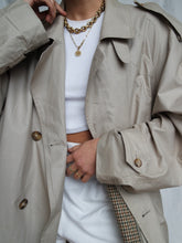 Load image into Gallery viewer, Beige Trench coat