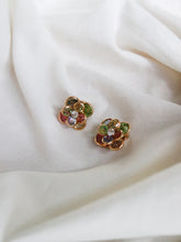 Load image into Gallery viewer, "Flora" clip on earrings