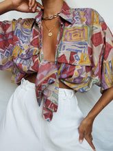 Load image into Gallery viewer, "Tropicana" silk shirt - lallasshop