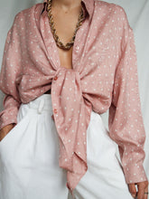 Load image into Gallery viewer, Pink silk shirt - lallasshop
