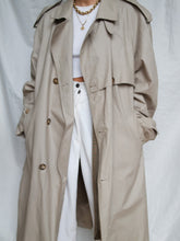 Load image into Gallery viewer, Beige Trench coat
