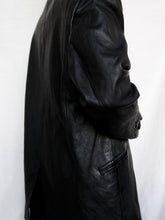 Load image into Gallery viewer, Black Leather blazer