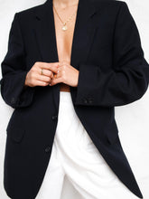 Load image into Gallery viewer, "Dark" blue blazer (S men)