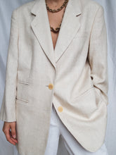 Load image into Gallery viewer, "Sand" silk blazer - lallasshop