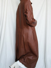 Load image into Gallery viewer, "The brown" leather coat