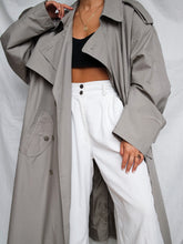 Load image into Gallery viewer, "Henry" grey trench coat (L/XL)