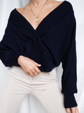 Load image into Gallery viewer, "Touria" knitted cardigan (L)